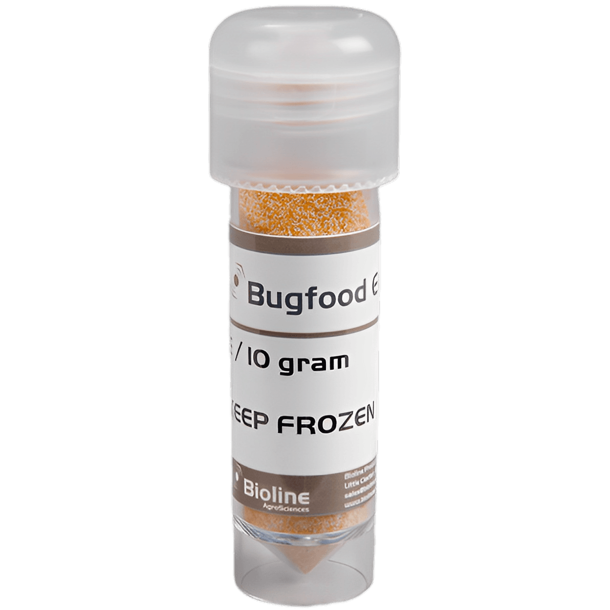 Bugfood - Sterilisierte E-Vial Eier - 10 g - Ephestia kuehniella (Weiße Fliege, Thripse, Raupen)