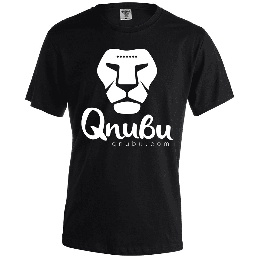 T-Shirt Herren Qnubu Schwarz