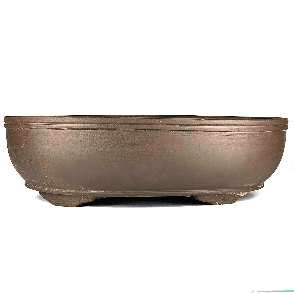 Unglasierte Oval-Yixing-Schale 51 cm