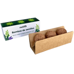 Meliflor Samenbomben (Basilikum, Grüne Minze und Pfefferminze) (1)