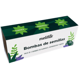 Meliflor Samenbomben (Basilikum, Grüne Minze und Pfefferminze) (2)