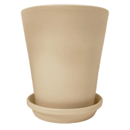 Keramiktopf-Set Meliflor Konus 30x34 cm + Untersetzer 26 cm (1)