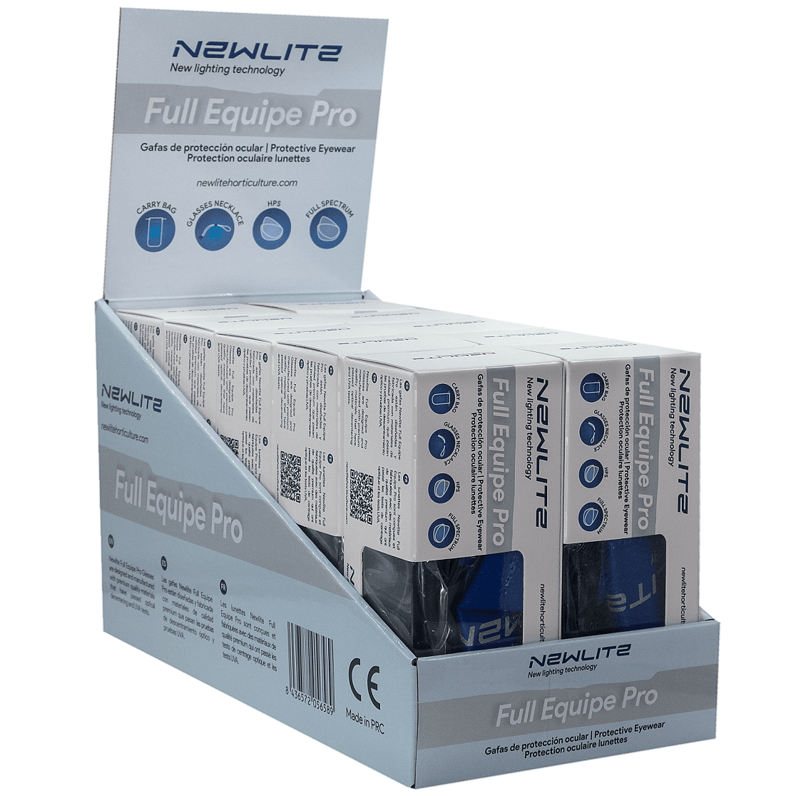 Newlite Full Equipe Pro Brillen (Karton 10 Stk.) + Display