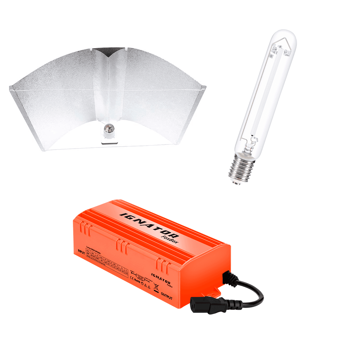 Kit 600W Ref. Pearl Pro XL + Ignator HPS + Ignator FoxBox ohne Dimmer (ohne Kabel)
