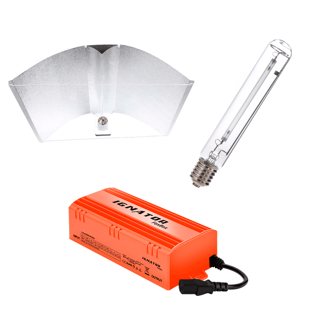 Kit 600W Ref. Pearl Pro XL+ Newlite HPS + Ignator FoxBox ohne Dimmer (ohne Kabel)