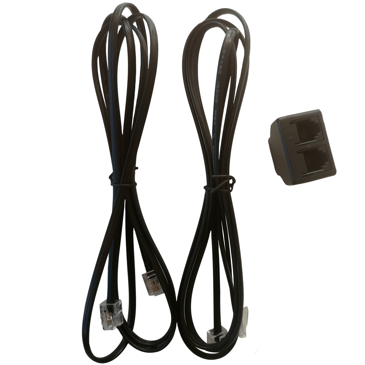 Signalverteiler + 2 RJ14-Kabel