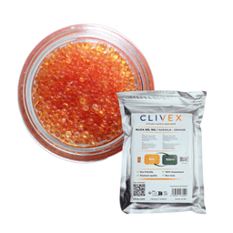Clivex Silicagel Orange 1–3 mm (Feuchtigkeitskontrolle) 1 kg (2)