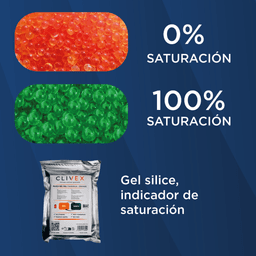Clivex Silicagel Orange 1–3 mm (Feuchtigkeitskontrolle) 1 kg (4)