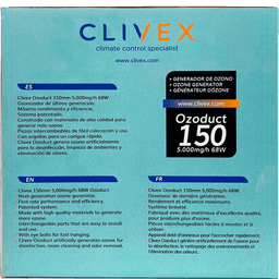 Clivex Ozoduct 150 mm (5000 mg/h) V.2 (4)