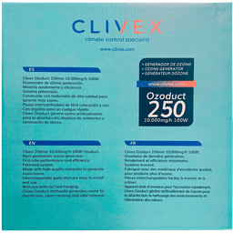 Clivex Ozoduct 250 mm (10000 mg/h) (4)