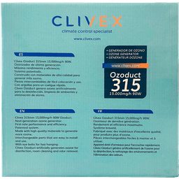 Clivex Ozoduct 315 mm (15000 mg/h) V.2 (4)