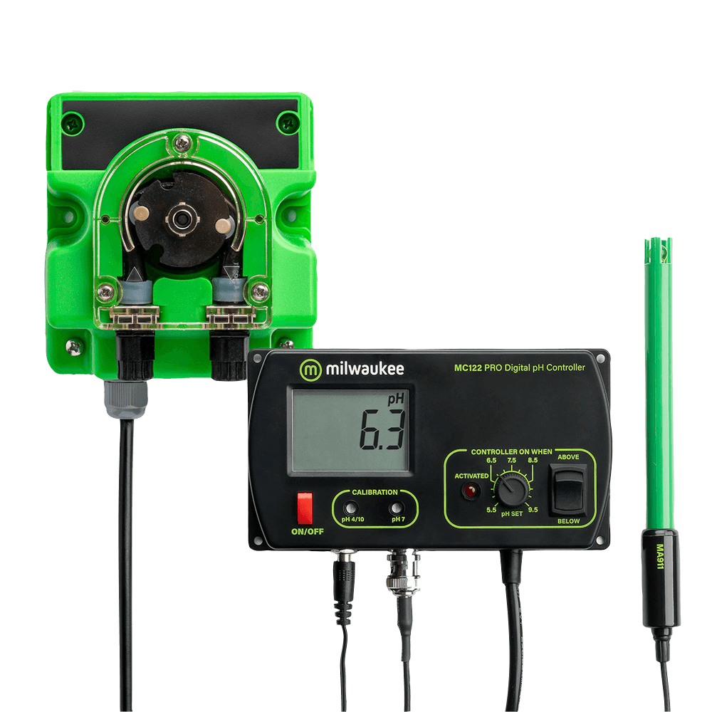 Milwaukee Kit Controller pH + Dosierpumpe (MC720) Geeignet zum Injizieren von pH-Korrektor pH- und pH+