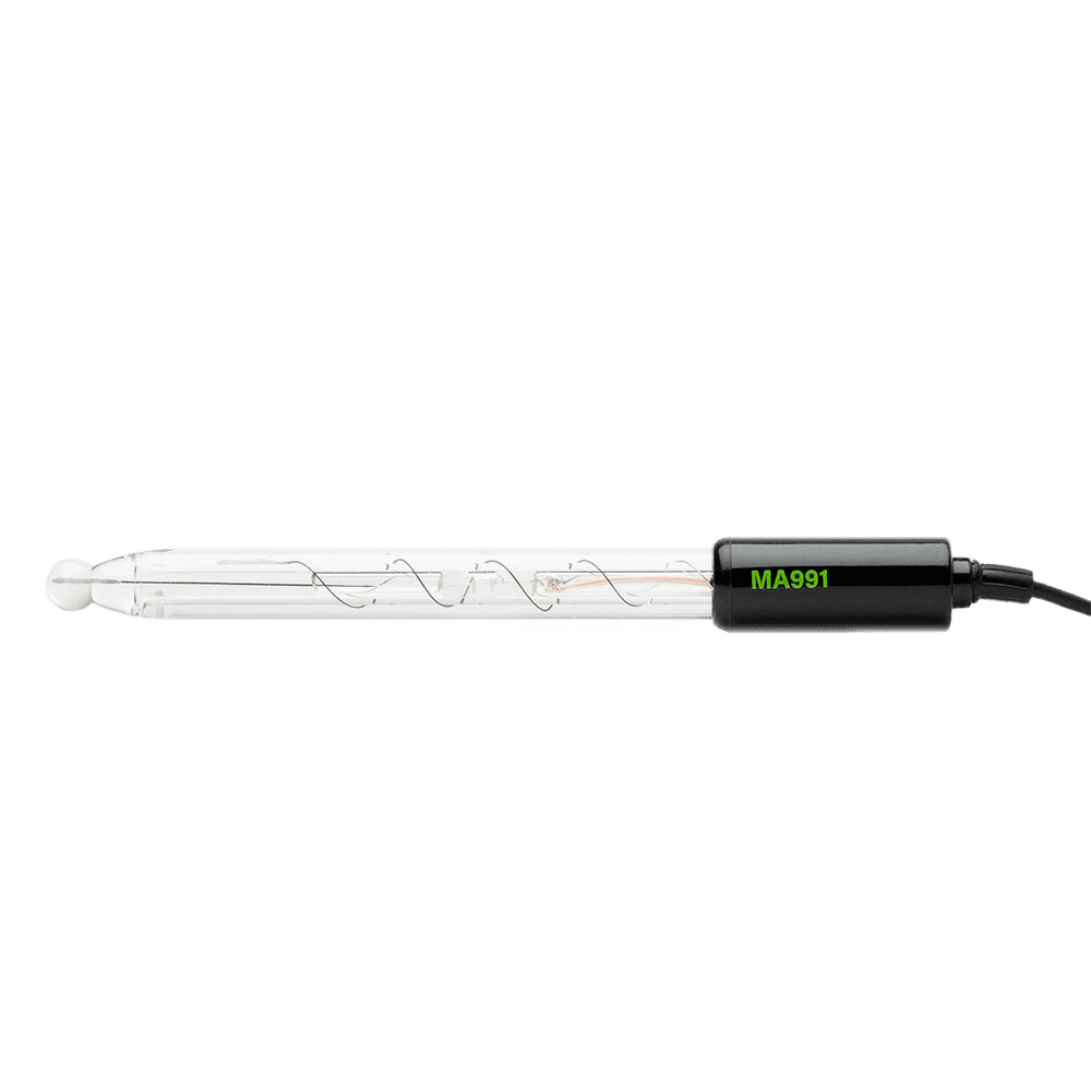 Milwaukee PH-Sonde MA991B1 für PH-Erde-Set (Kabel 1 m - BNC-Stecker - NICHT mit KCL nachfüllbar)