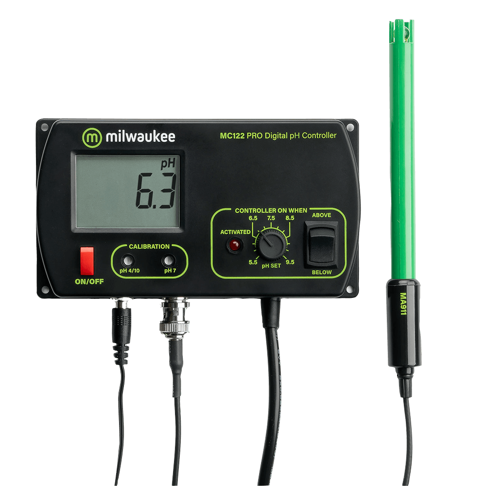 pH-Controller MC122 (ohne Pumpe) Messbereich 0,0 bis 14,0 pH