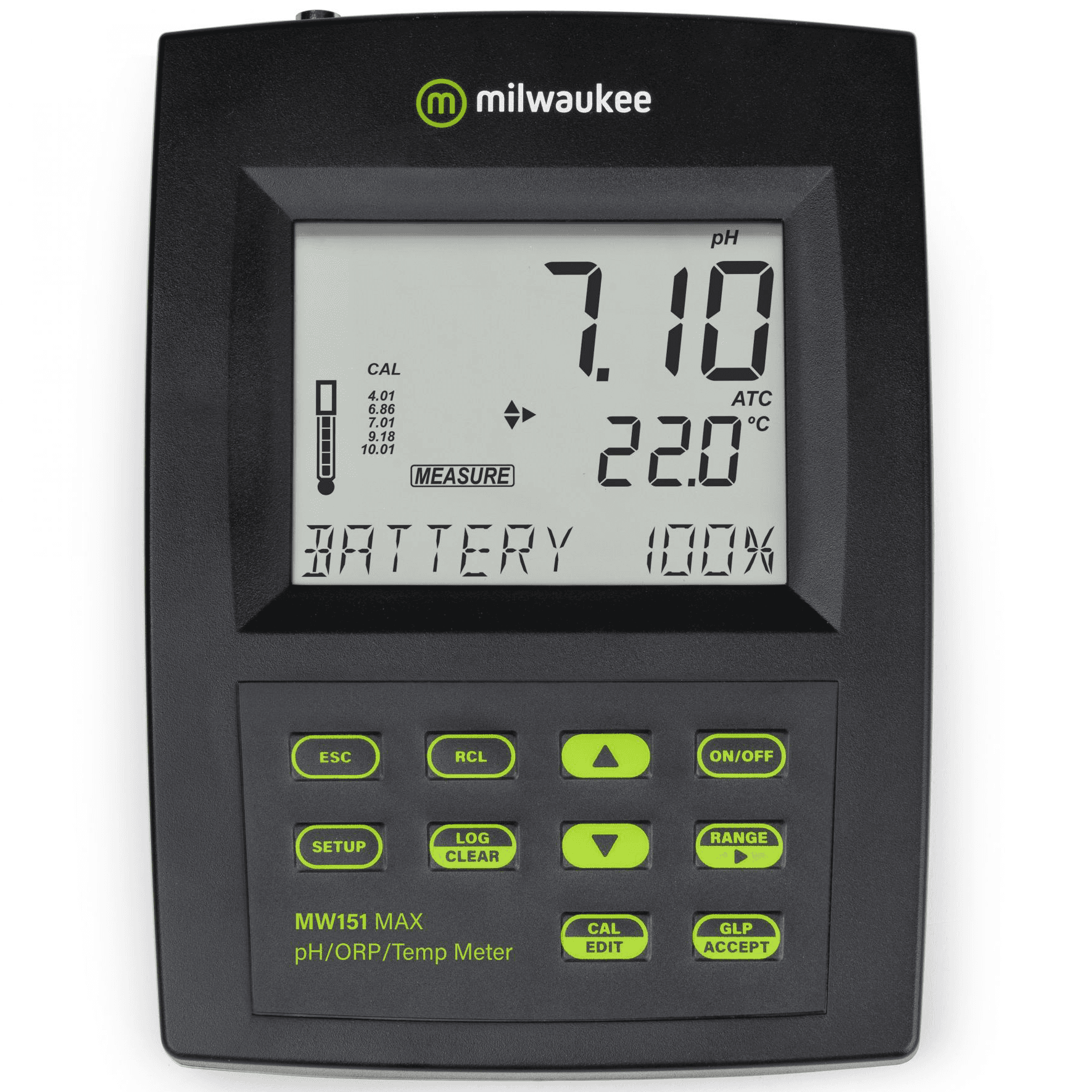Milwaukee Tischmessgerät (MW151) pH/ORP/Temperatur/Logger