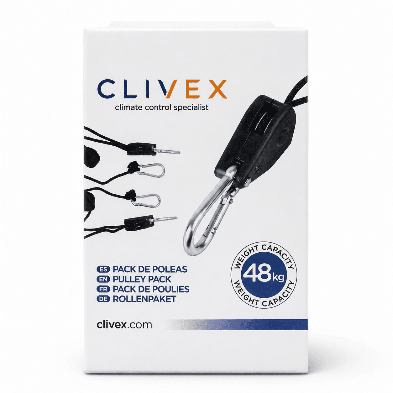 Clivex 48 kg Rollenset (Maximallast pro Paar)