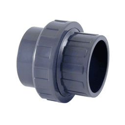 Demontierbare PVC-Steckverbindung 3-teilig 1" zum Verkleben (1)