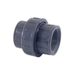Demontierbare PVC-Steckverbindung 3-teilig 1" zum Verkleben (2)