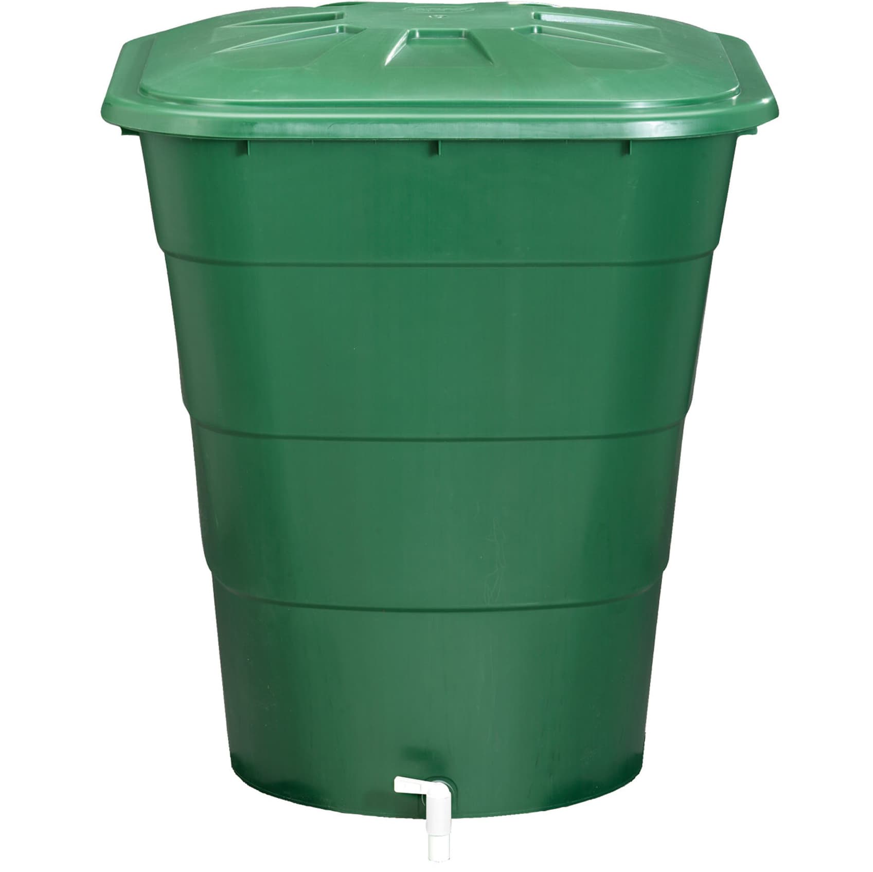 Rechteckiger Polyethylen-Tank Grün 203L (+ Hahn)