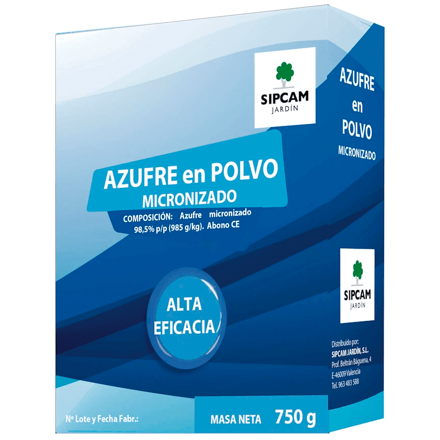 Sipcam Jardin Schwefel Pulver Mikronisiert 750g - 98,5% DP