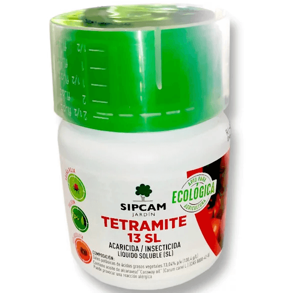 Sipcam Jardín Tetramite (Akarizid Insektizid) (Kaliumsalze von Fettsäuren + Kümmel-Extrakt) 100 ml