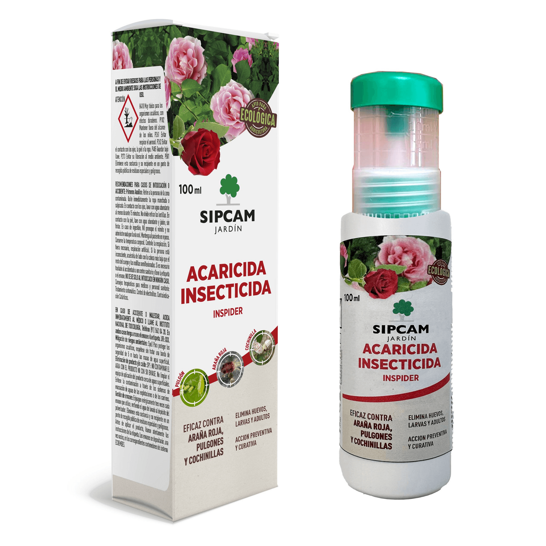 Sipcam Garten Inspider (Akarizid-Insektizid Konzentrat) (Rapsöl+Pyrethrine) 100 ml