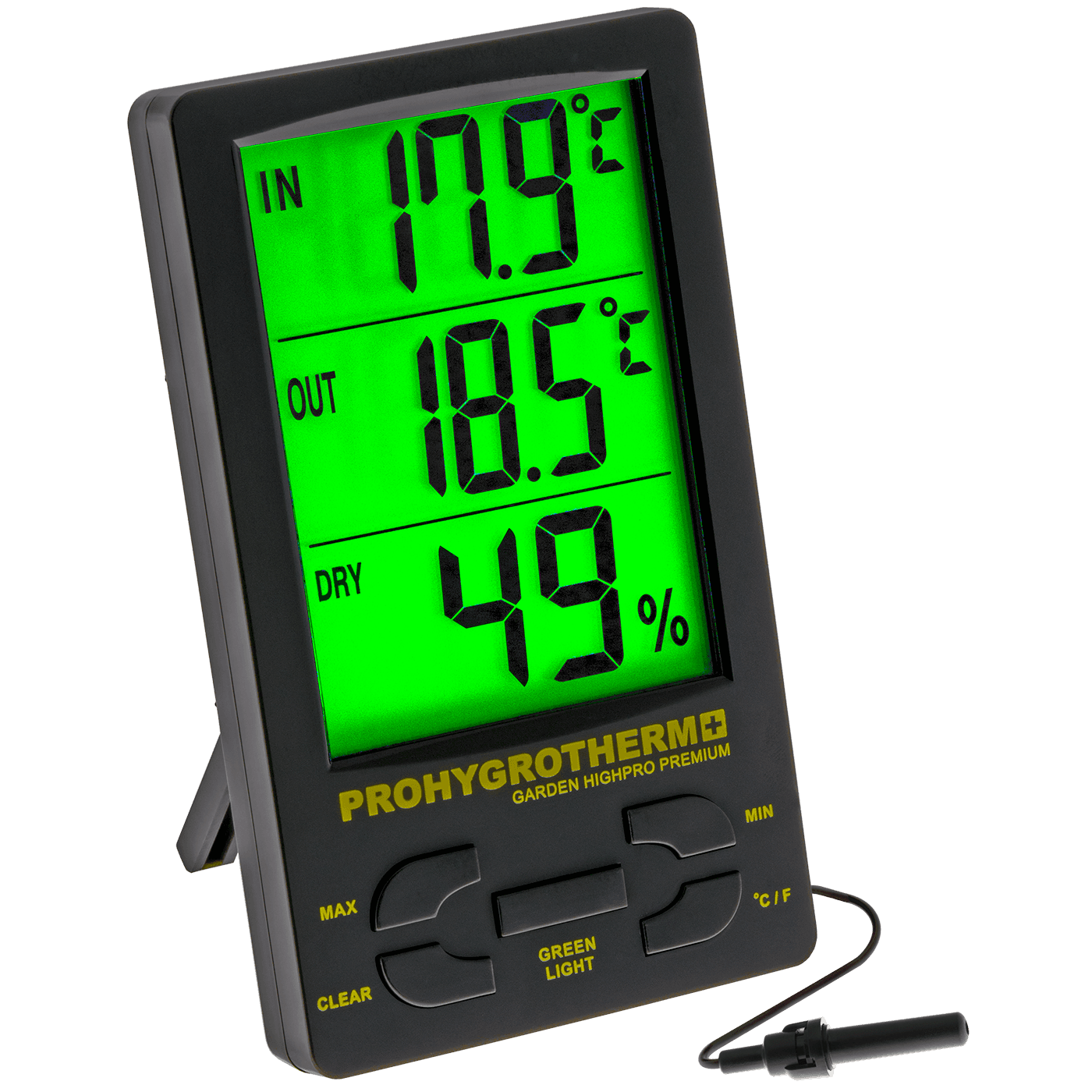 Garden Highpro Hygrothermo Pro Thermohygrometer (Hochwertige Komponenten)