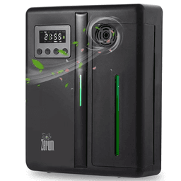 Zerum Nebula Diffusor Schwarz + Aroma Wald-Erdbeere (1)